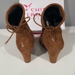 Chinese Laundry Wedge Booties - used with box